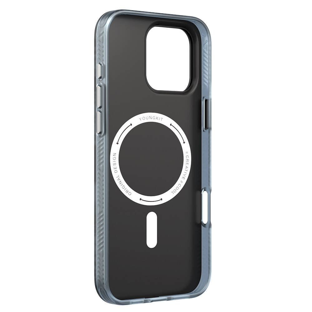 Apple iPhone 16 Kılıf M-safe Şarj Özellikli Youngkit Technology Serisi Kapak