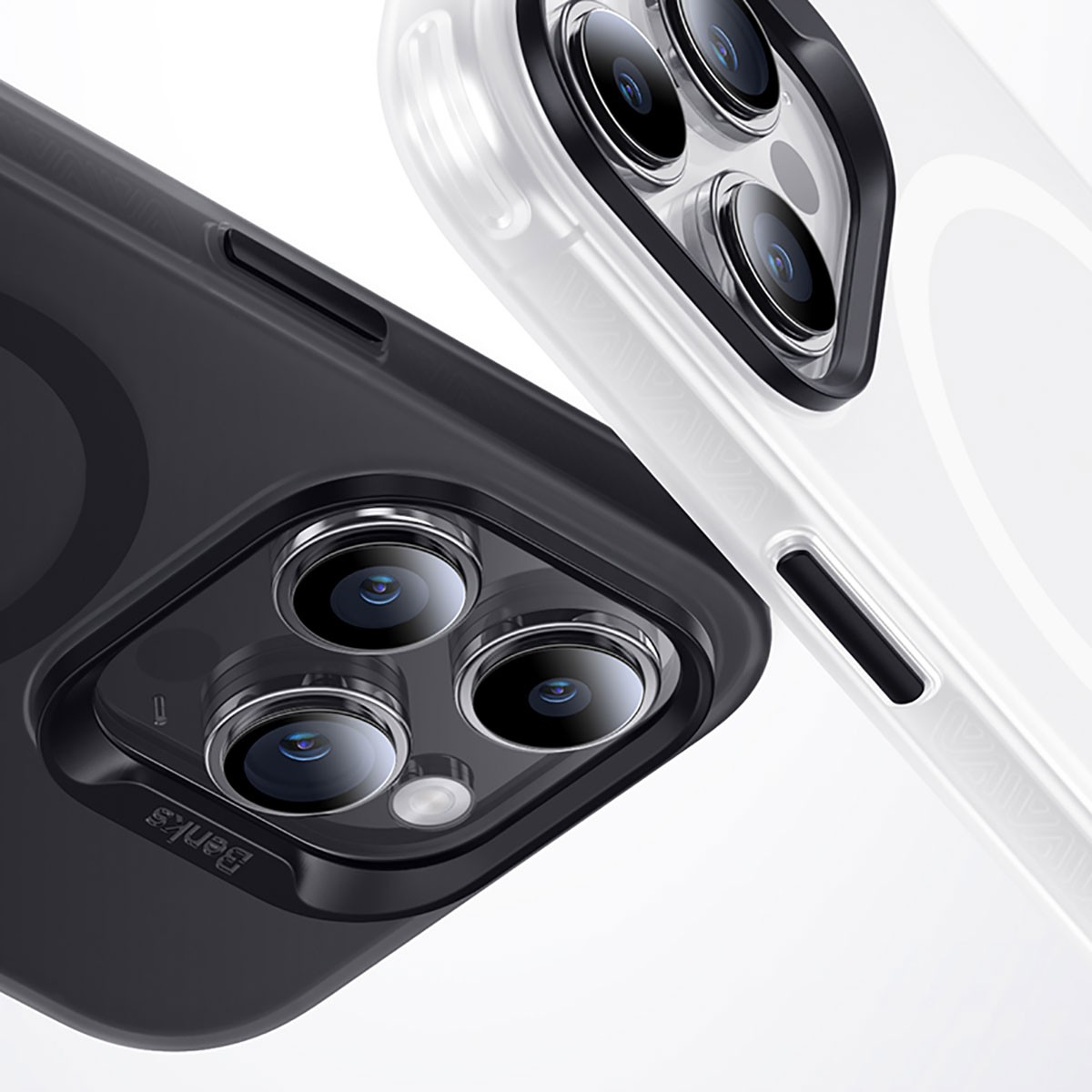 iPhone 15 Pro Kılıf Magsafe Şarj Özellikli Benks Lucid Armor Kılıf