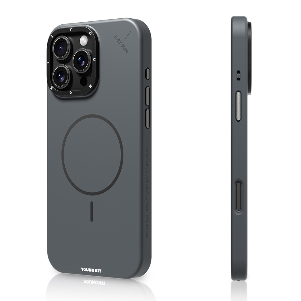 Apple iPhone 16 Pro Kılıf M-safe Şarj Özellikli Youngkit Dynamag Serisi Kapak