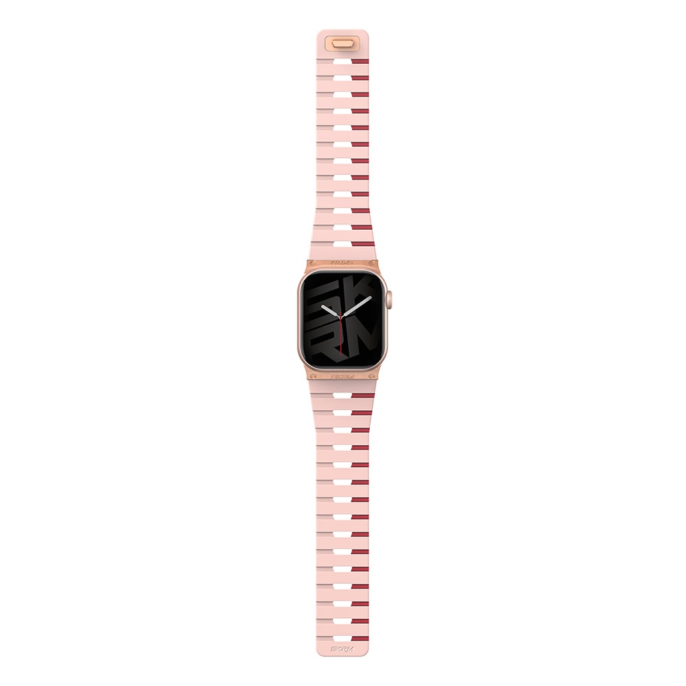 Apple Watch 7 41mm Skinarma Gemini Serisi TPU Magnetik Silikon Kordon