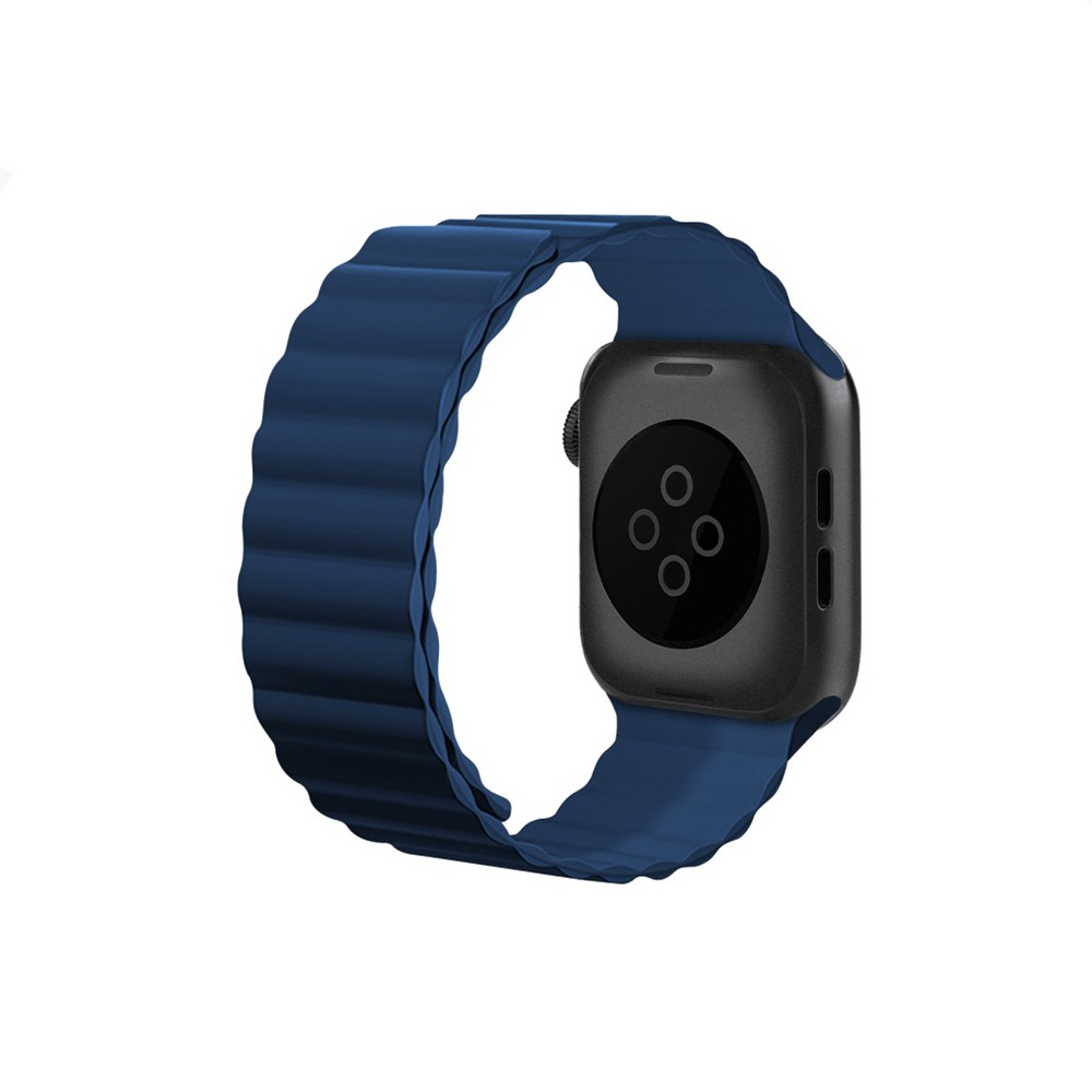 Apple Watch 44mm Kordon Raptic Magnetik Tak Çıkar Silikon Strap Kayış