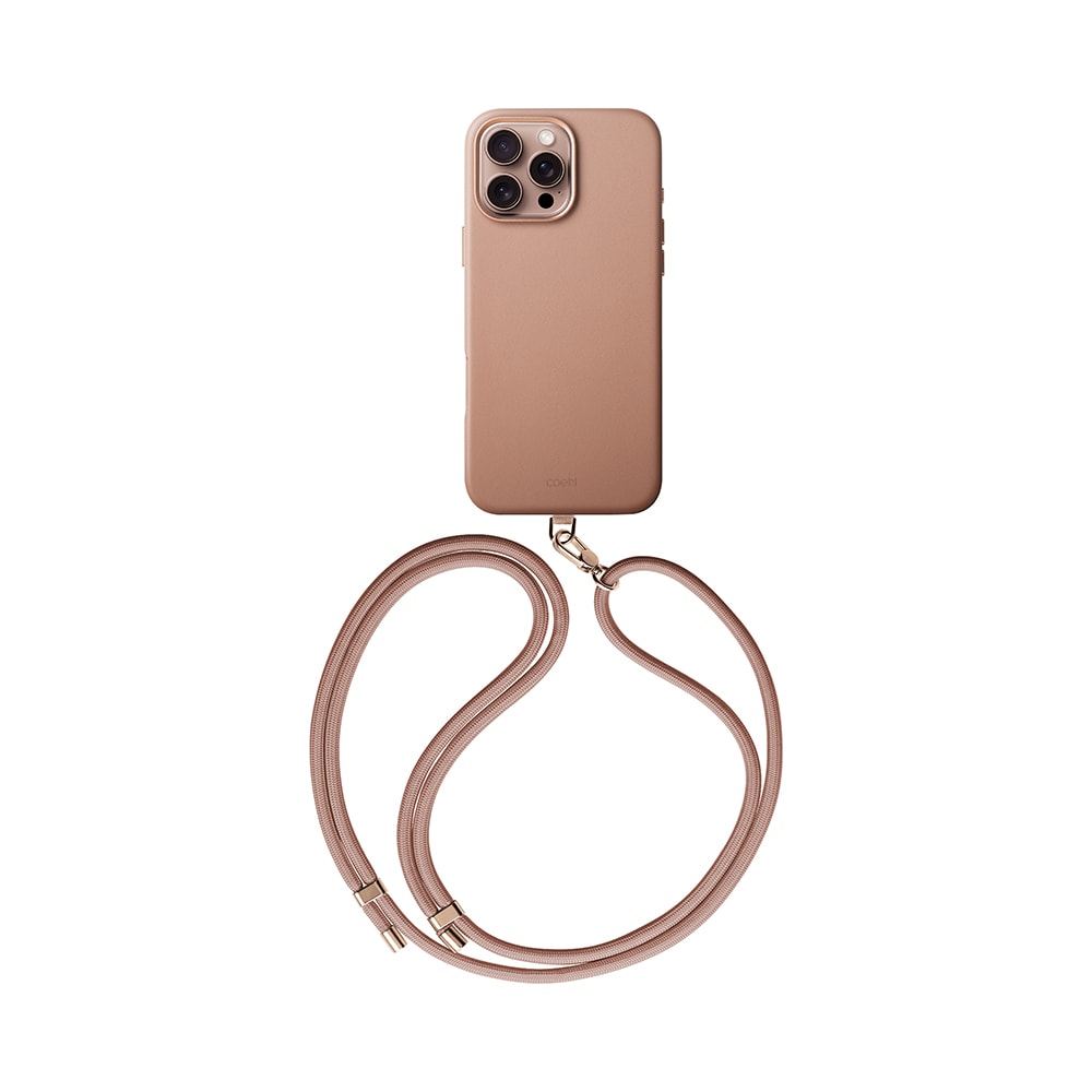 Apple iPhone 16 Pro Max Kılıf M-safe Şarj Özellikli Soft Arka Yüzey Askı İpli Coehl Muse Kapak