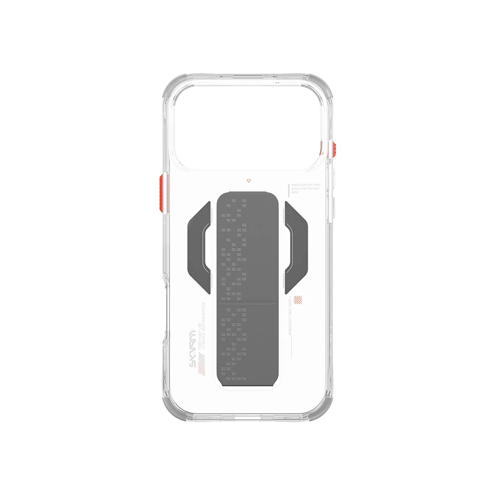 Apple iPhone 17 Pro Max Kılıf Skinarma M-Safe Şarj Özellikli Airbag Tasarımlı Standlı Haxa Kapak