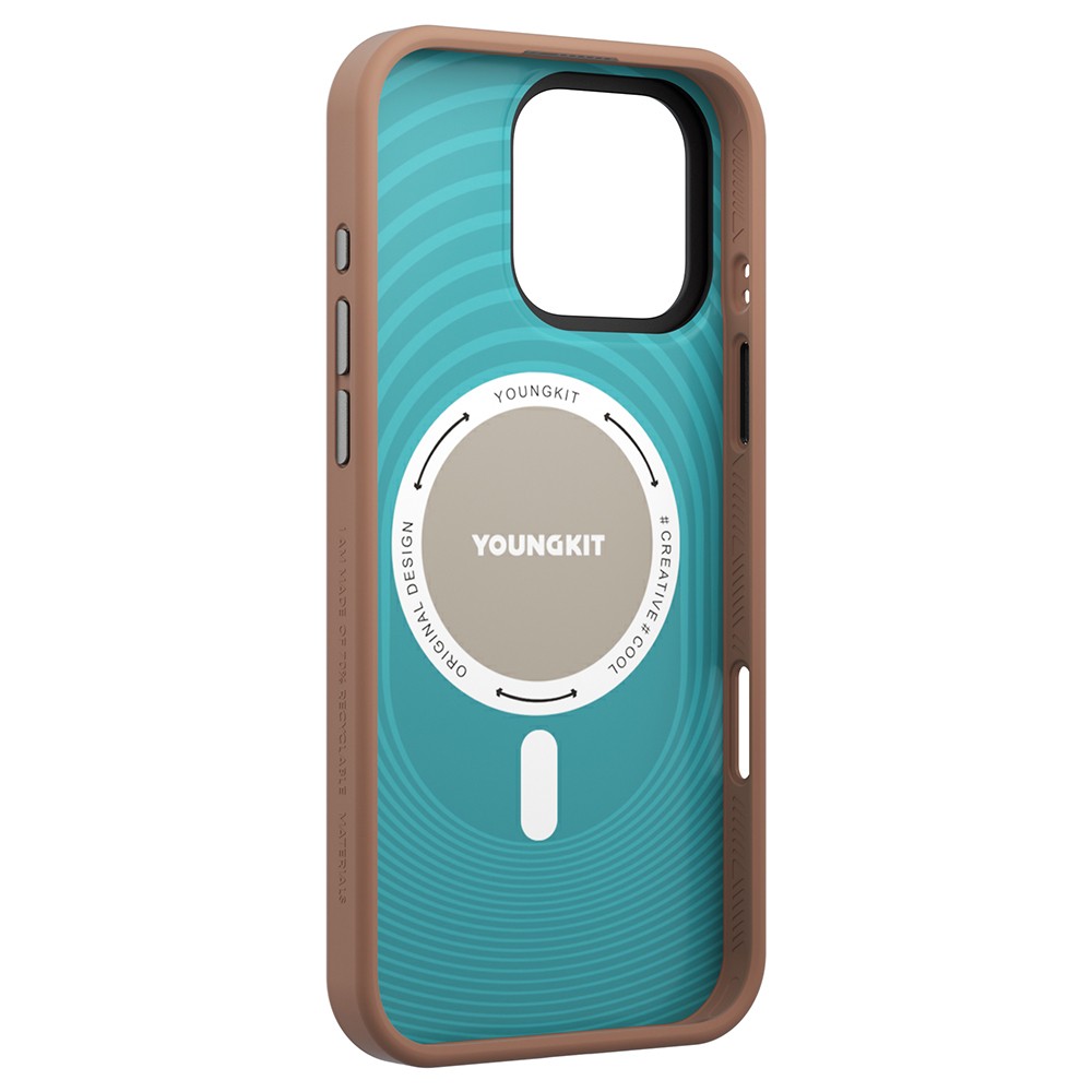 Apple iPhone 16 Pro Kılıf M-safe Şarj Özellikli Youngkit Dynamag Serisi Kapak