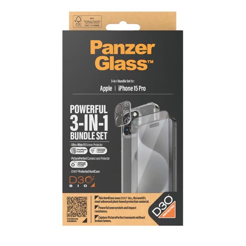 PanzerGlass Şeffaf 3in1 Bundle Paket