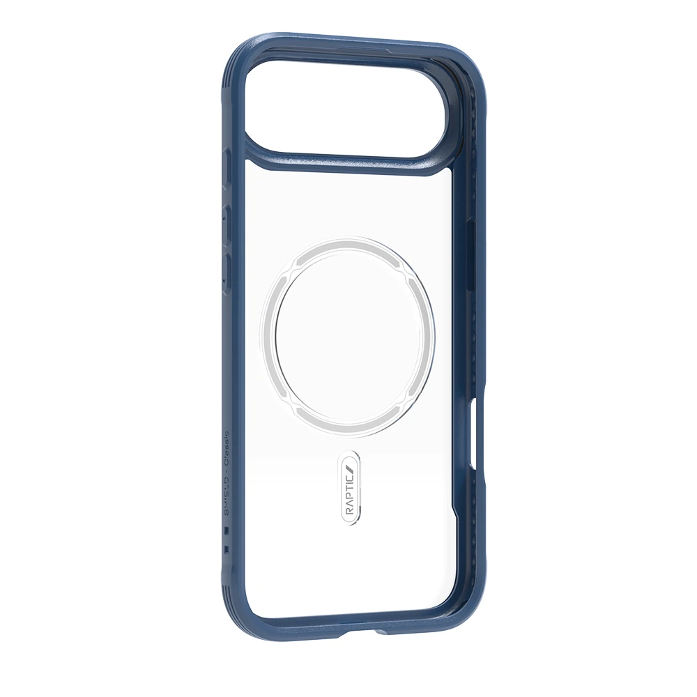 Apple iPhone 17 Air Kılıf M-safe Şarj Özellikli Airbagli Raptic Shield Serisi Şeffaf Arka Yüzey Kapak