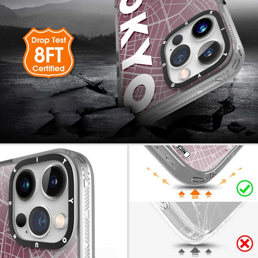 Apple iPhone 13 Pro Kılıf YoungKit World Trip Serisi Kapak