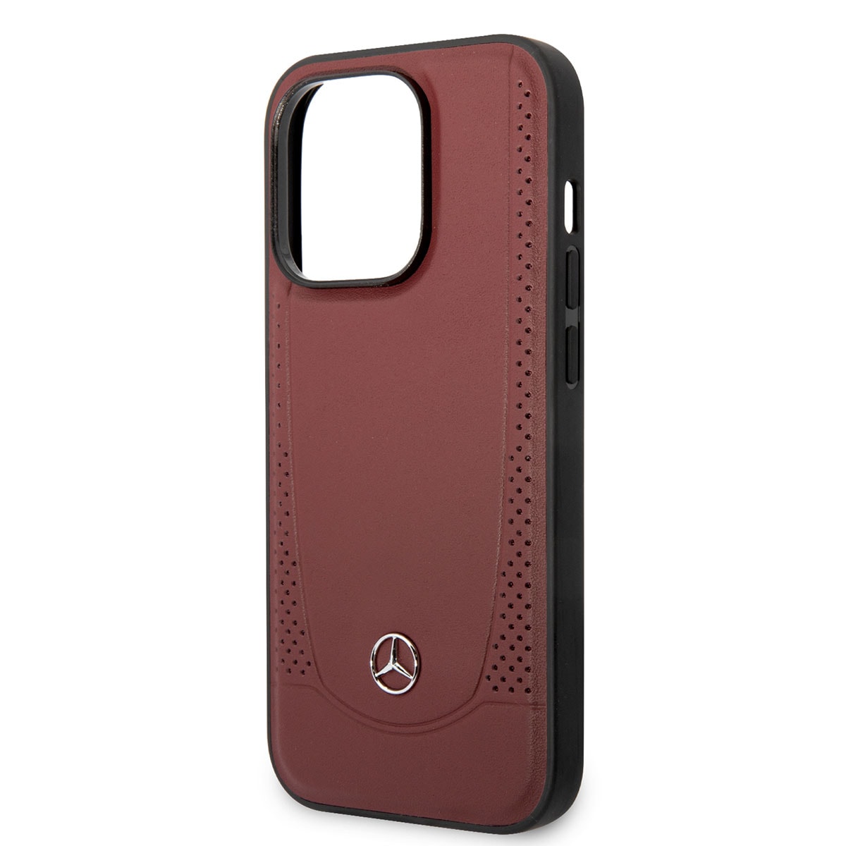 Apple iPhone 14 Pro Max Kılıf Mercedes Benz M-safe Şarj Özellikli Urban Deri Kapak