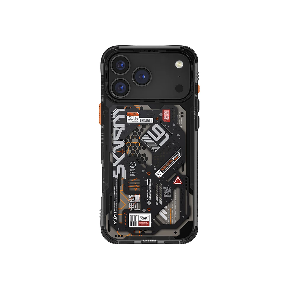 Apple iPhone 17 Pro Kılıf Desenli Airbag Tasarımlı Skinarma Spectra Kapak