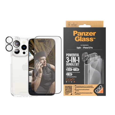 PanzerGlass Şeffaf 3in1 Bundle Paket