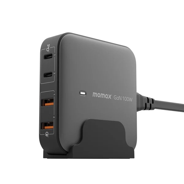 Momax OnePlug | 4-Ports Desktop Charger (GaN 100W)