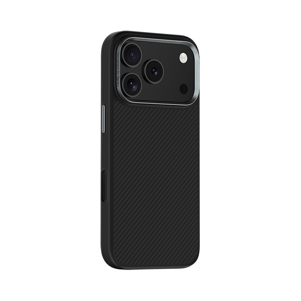 Apple iPhone 17 Pro Kılıf Karbon Fiber M-safe Şarj Özellikli Benks Hybrid ArmorPro 600D Kevlar Kapak