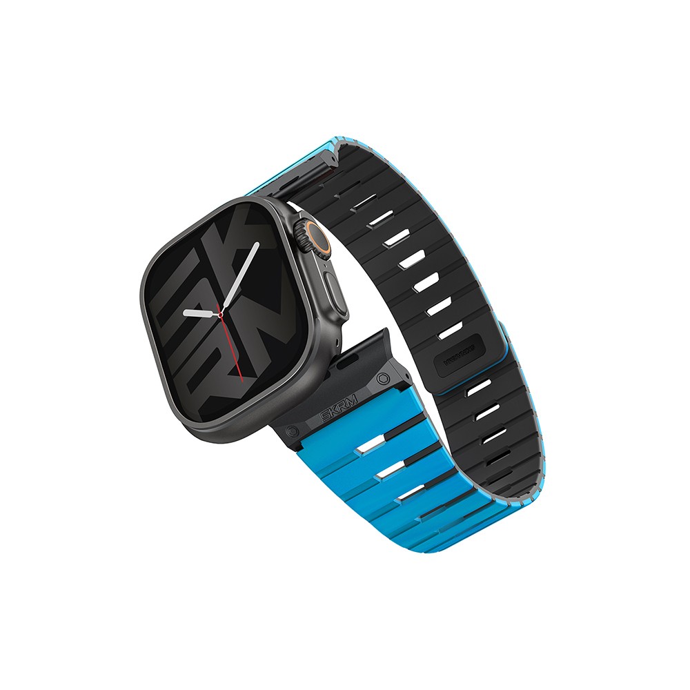 Apple Watch 42mm Skinarma Gemini Serisi TPU Magnetik Silikon Kordon