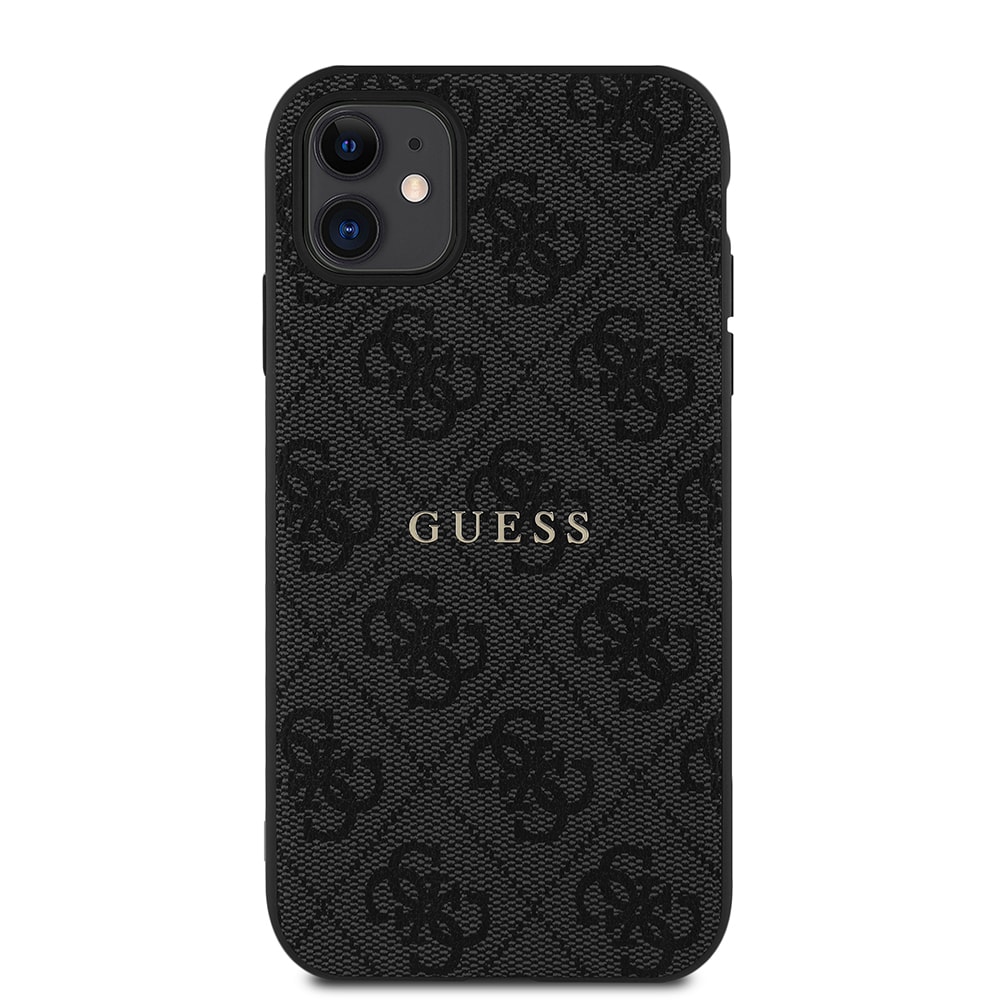 Apple iPhone 11 Kılıf Guess Orjinal Lisanslı 4G Desen Yazı Logolu Kapak