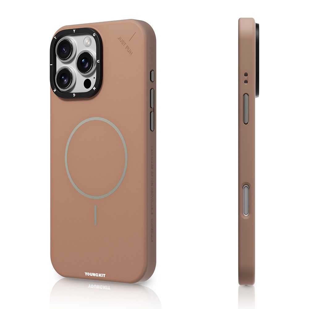 Apple iPhone 16 Pro Kılıf M-safe Şarj Özellikli Youngkit Dynamag Serisi Kapak