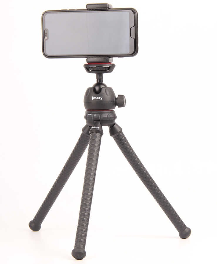 Jmary MT-25 Tripod Flexible Ahtapot Ayak Tasarımlı Tripod Telefon Sabitleyici 30 cm