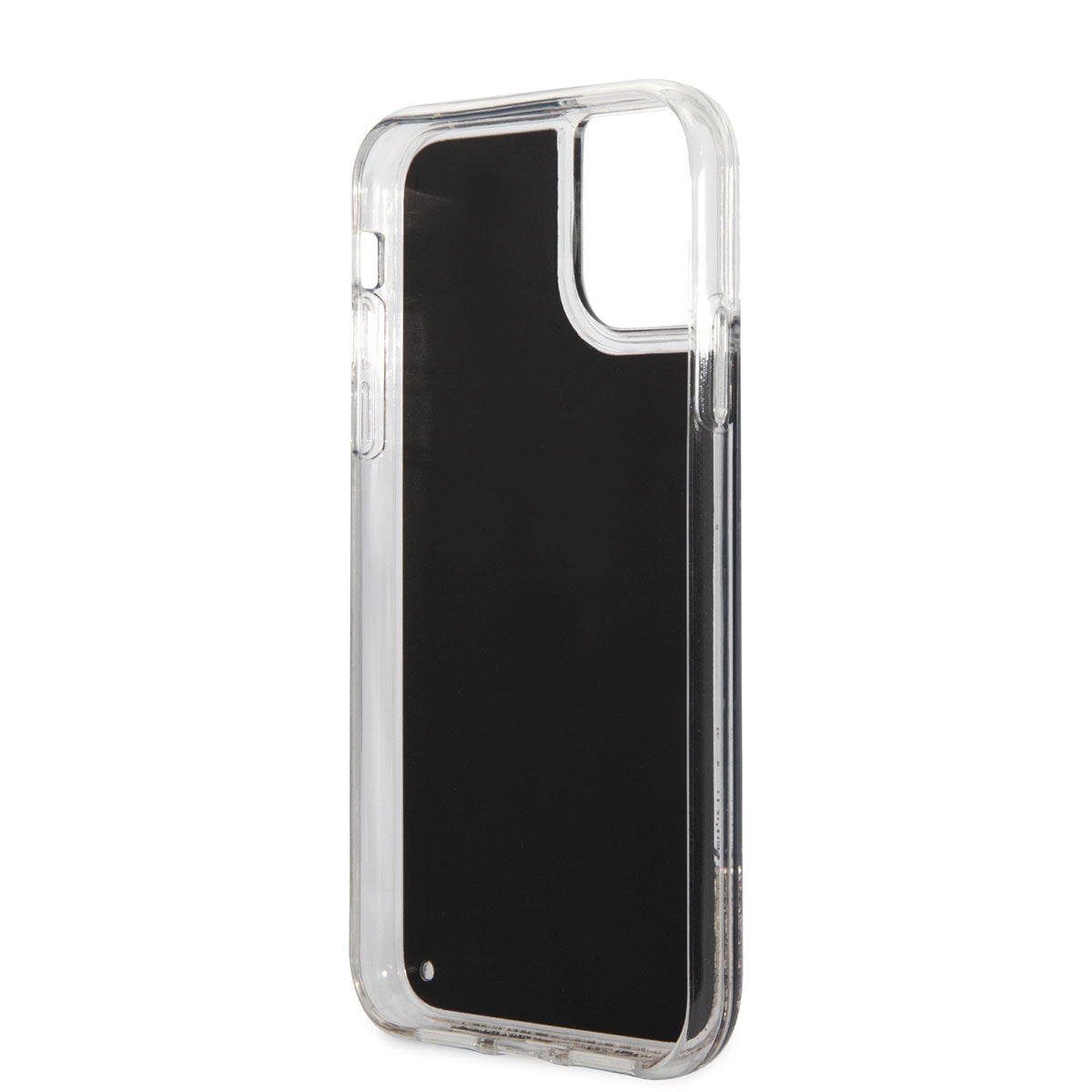 Apple iPhone 11 Kılıf Karl Lagerfeld Sıvılı Simli Gatsby Dizayn Kapak