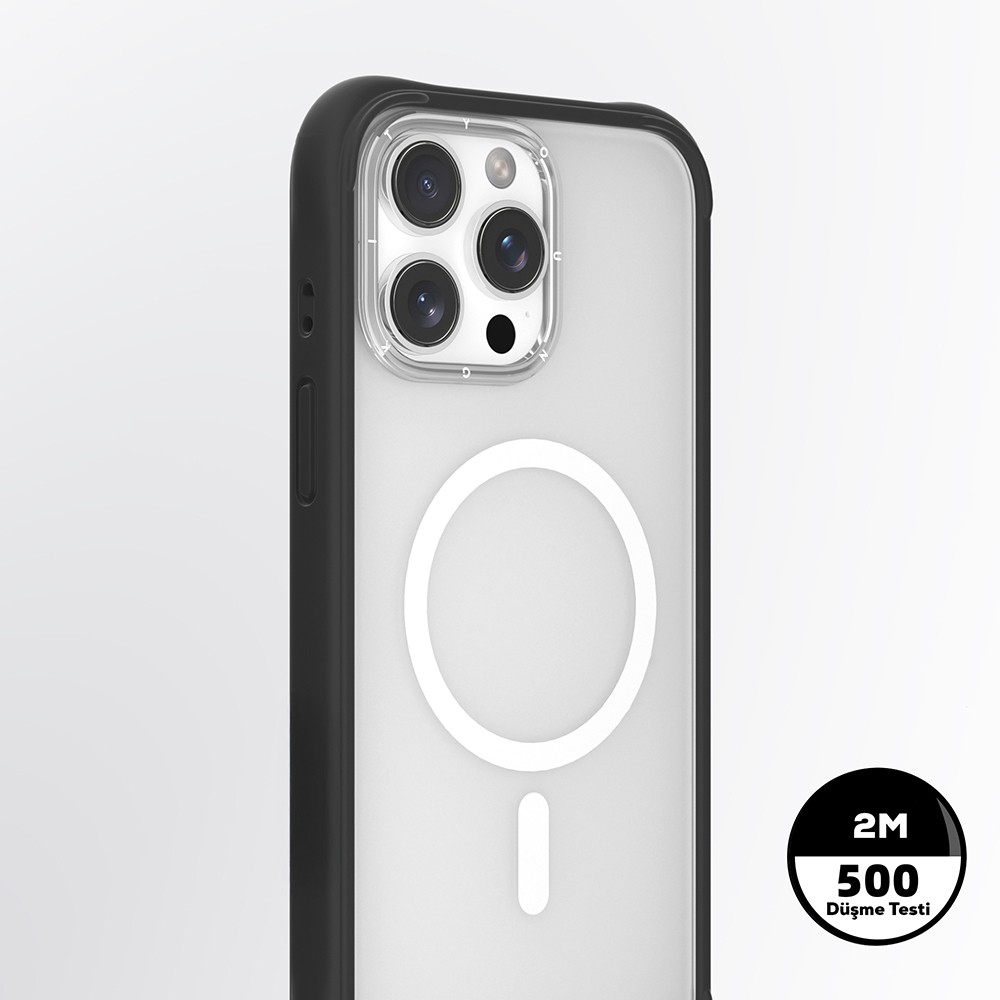 Apple iPhone 15 Pro Max Kılıf M-safe Şarj Özellikli Airbagli Youngkit Dynamic 2 Serisi Kapak