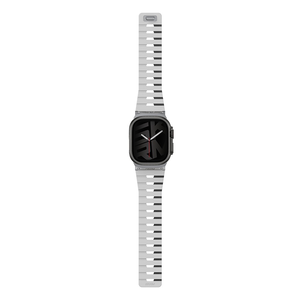 Apple Watch 42mm Skinarma Gemini Serisi TPU Magnetik Silikon Kordon
