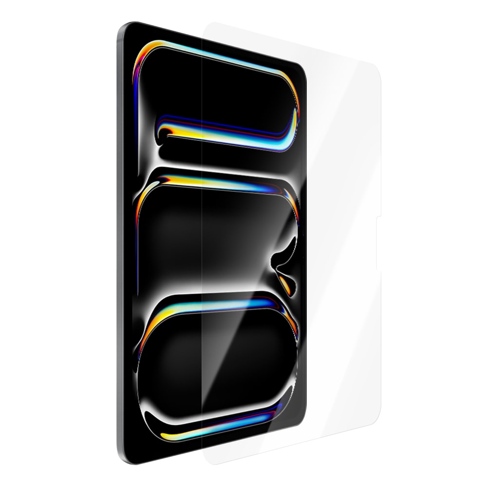 Apple iPad Pro 13 2024 CaseWorld Steel Shield Serisi Temperli Cam Ekran Koruyucu + Uygulama Aparatı