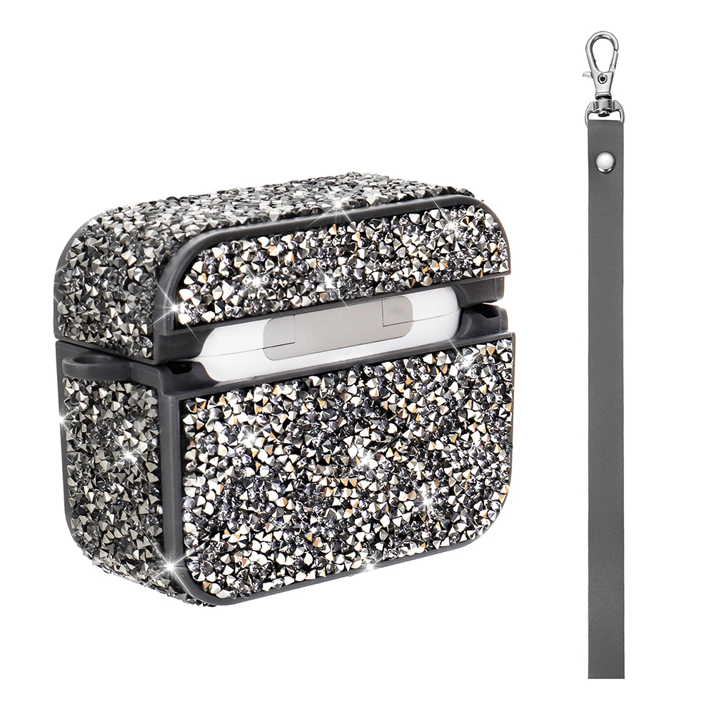 Apple Airpods Pro 2 Zore Airbag 45 Bilek Askı Aparatlı Simli Şeffaf Kılıf
