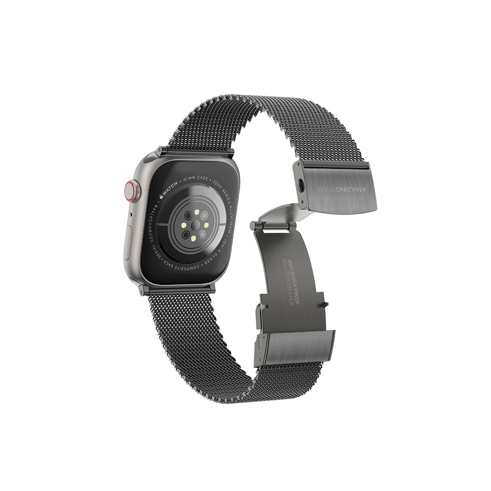 Apple Watch 10 42mm Amazingthing Titan Metal Hasır Kordon