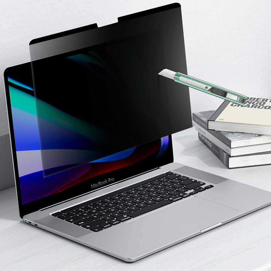 Apple Macbook 16' Touch Bar Wiwu Mıknatıslı Privacy Ekran Koruyucu