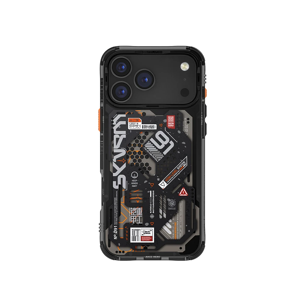 Apple iPhone 17 Pro Max Kılıf Desenli Airbag Tasarımlı Skinarma Spectra Kapak