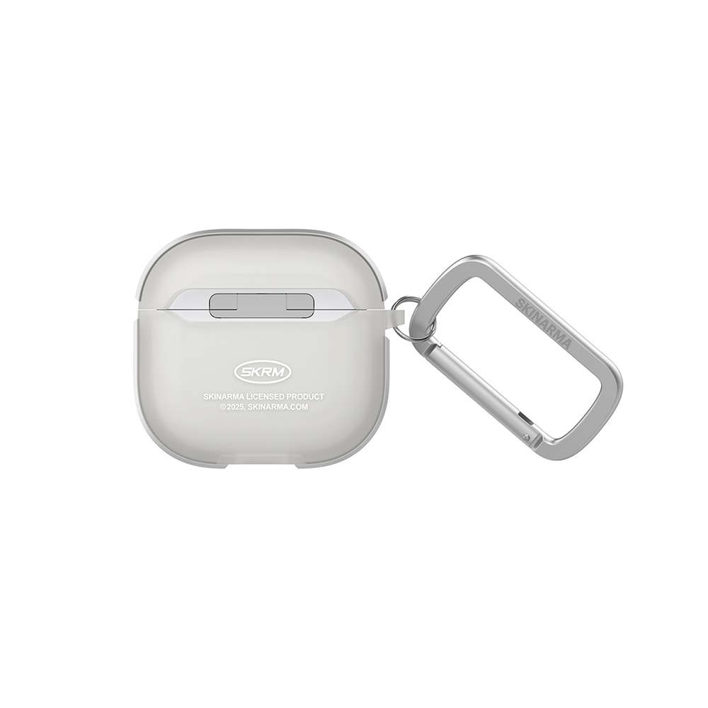Apple Airpods 4 Kılıf Skinarma Transparan Mat Tasarım Kinzoku Kılıf