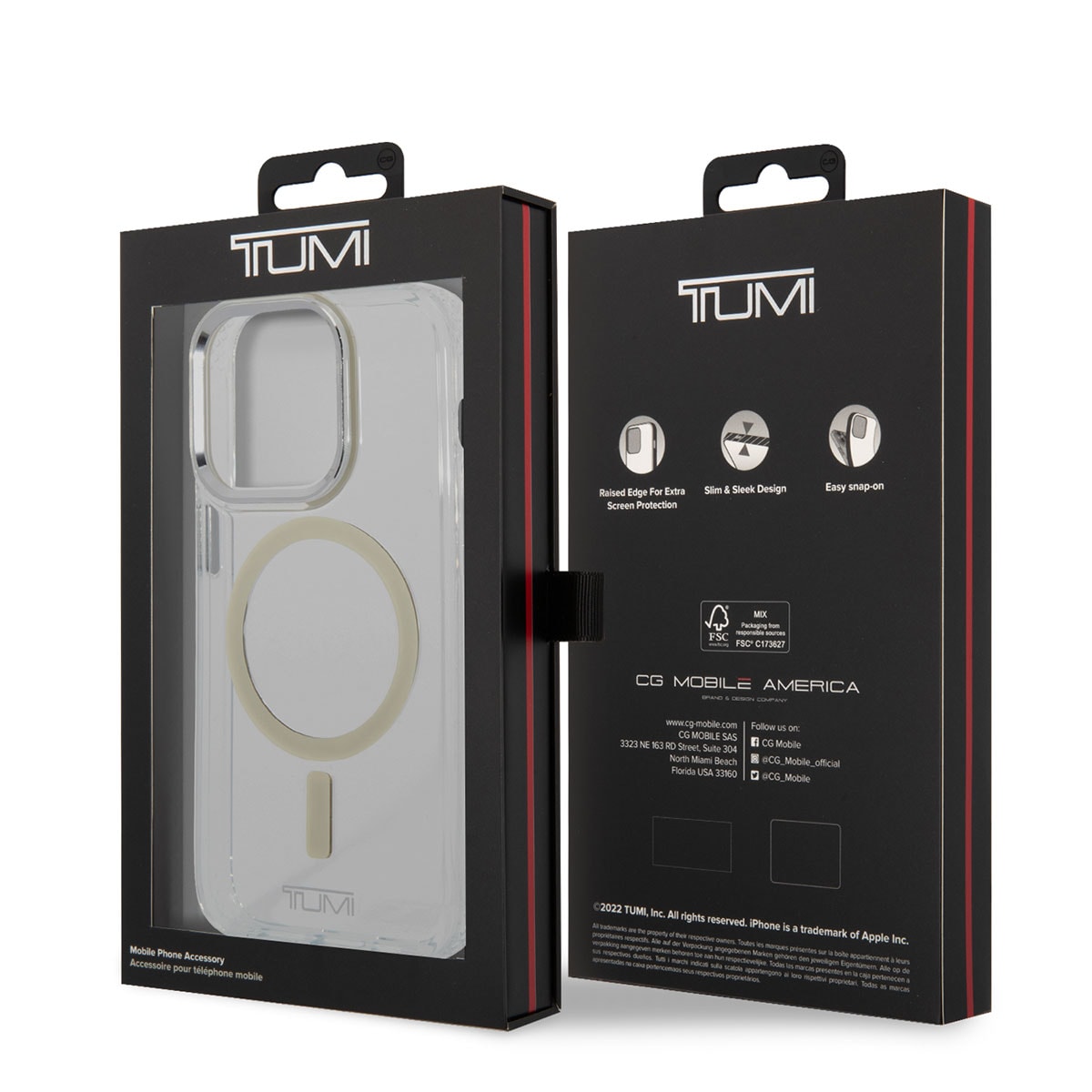 Apple iPhone 14 Pro Max Kılıf TUMI M-safe Şarj Özellikli Airbag Tasarımlı Kapak