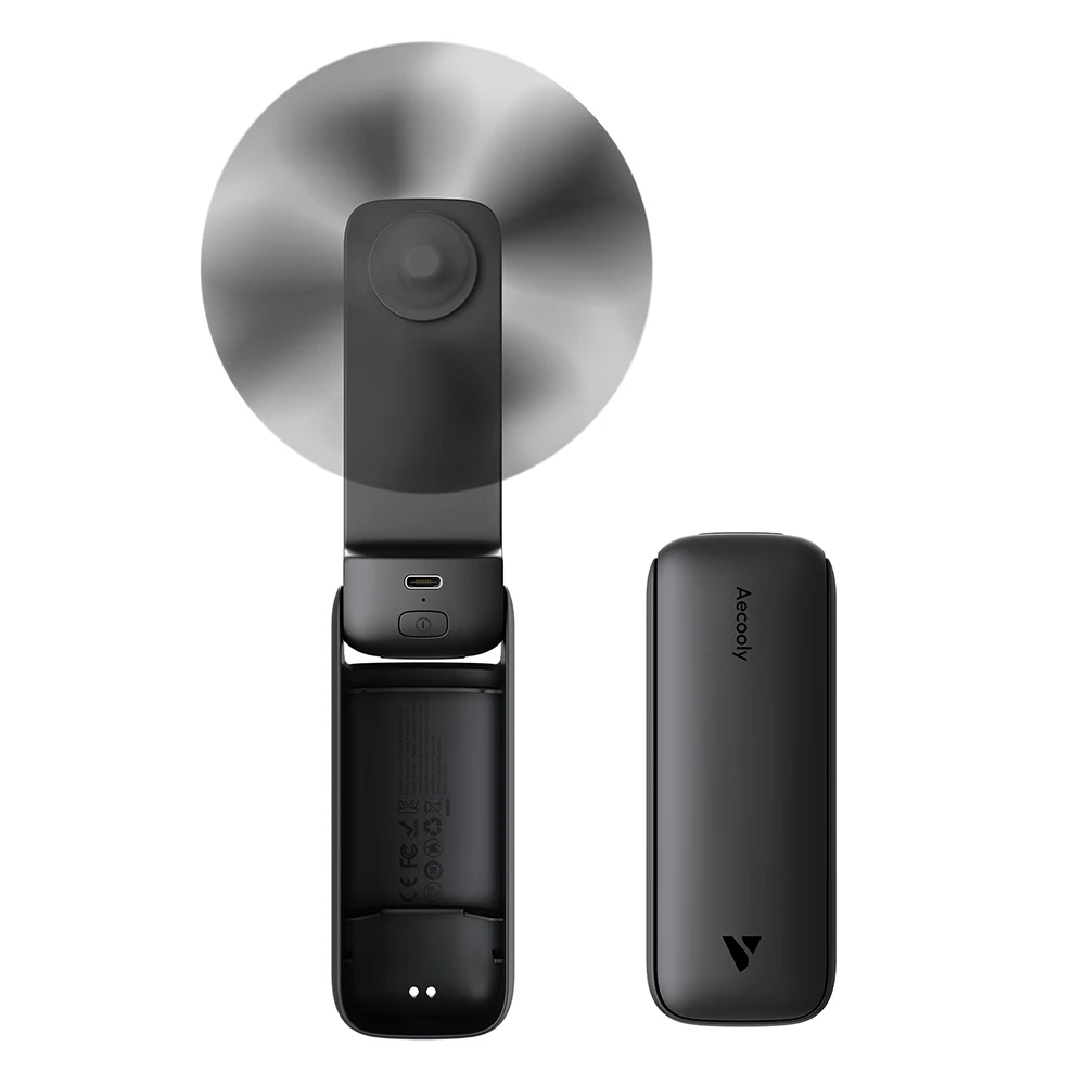 Aecooly PF01 Katlanabilen 3 Kademeli Portatif Soğutucu El Fanı