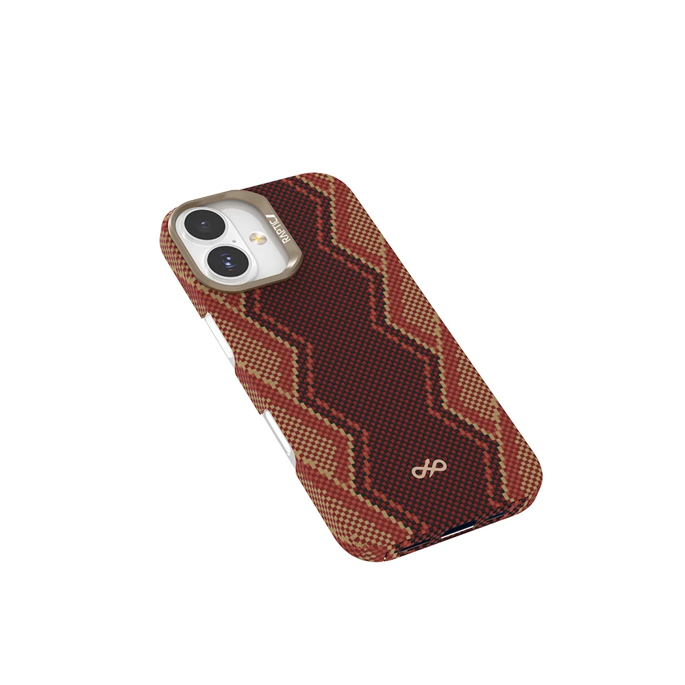 Apple iPhone 17 Kılıf M-safe Şarj Özellikli Raptic Aramid Skin Bionic Serisi Kapak