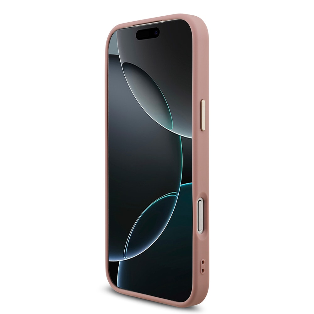 Apple iPhone 17 Pro Max Kılıf Guess Orjinal Lisanslı 4G Büyük Metal Kamera Çerçeveli ve Logolu Glitter Kapak