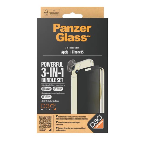 PanzerGlass Hayalet 3in1 Bundle Paket 