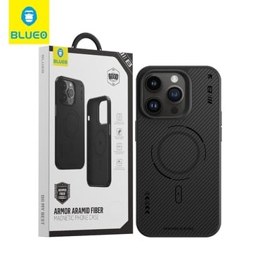 Blueo  Air Armor Aramid Fiber Anti-drop 1500D Magsafe Destekli Telefon Kılıfı