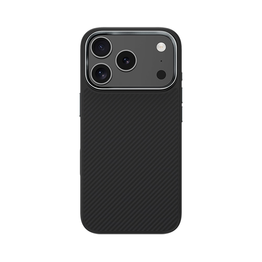 Apple iPhone 17 Pro Kılıf Karbon Fiber M-safe Şarj Özellikli Benks Hybrid ArmorPro 600D Kevlar Kapak