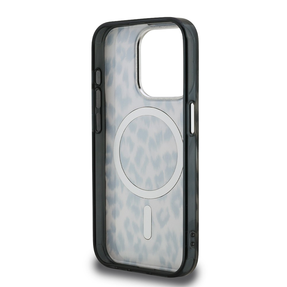 Apple iPhone 16 Pro Kılıf Karl Lagerfeld Orjinal Lisanslı IML Leopar Baskılı Kapak