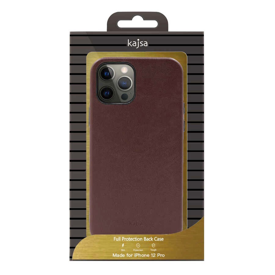 Apple iPhone 12 Kılıf ​Kajsa Crazy Horse Kapak