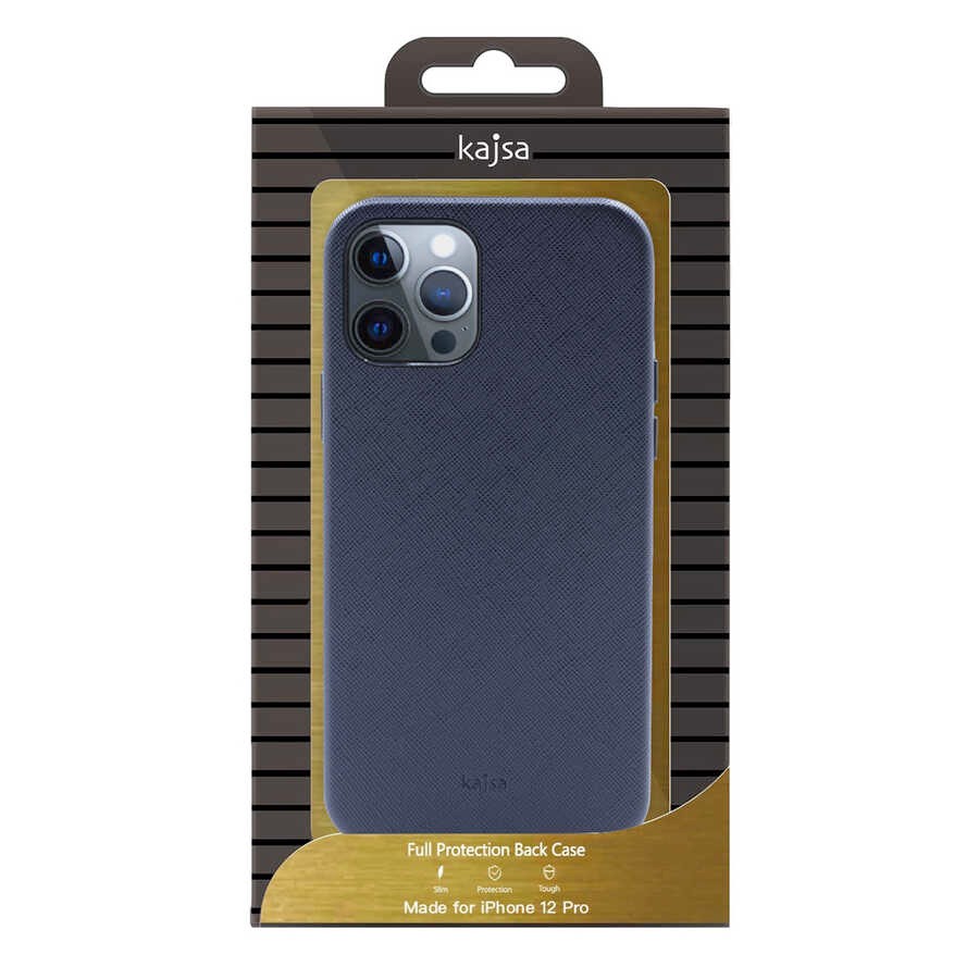 Apple iPhone 12 Kılıf ​Kajsa Woven Kapak