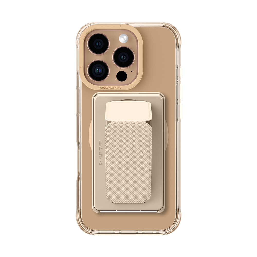 Apple iPhone 16 Pro Max Kılıf M-safe Şarj Özellikli Standlı Set Amazingthing Omni Adventure Serisi Kapak