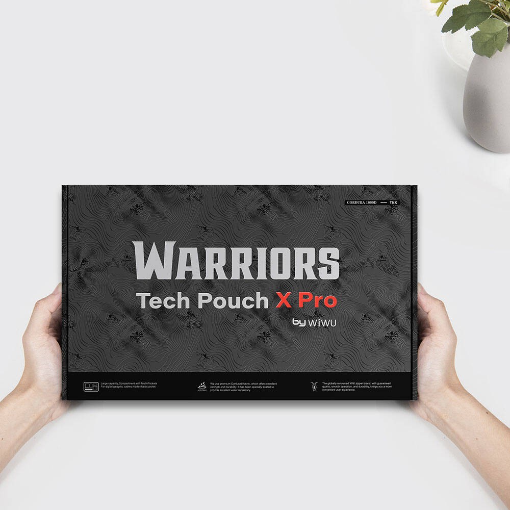 Wiwu Warriors Tech Pouch X Pro Dupont Cordura 1000D Naylon Kumaş Macbook Aksesuar Çantası