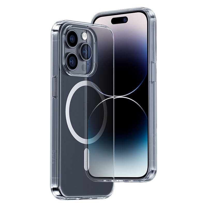iPhone 14 Pro Max Kılıf Magsafe Şarj Özellikli Benks 1.8mm Ultra İnce Şeffaf Kılıf