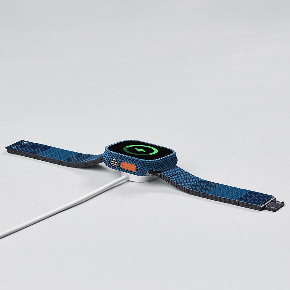 Apple Watch Ultra 49mm 600D Aramid Fiber Classic Serisi Kasa Koruyucu Pitaka Air Case