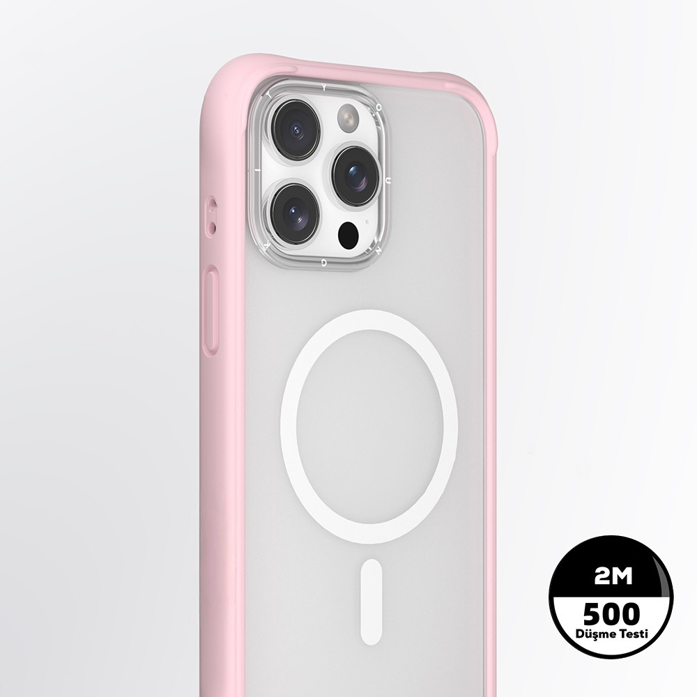 Apple iPhone 15 Pro Max Kılıf M-safe Şarj Özellikli Airbagli Youngkit Dynamic 2 Serisi Kapak