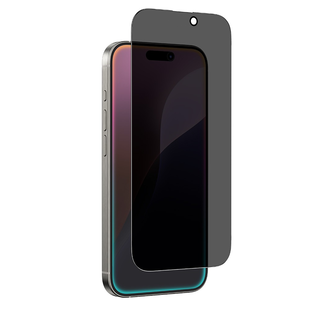 Apple iPhone 16 Pro Max Amazingthing Radix Privacy Parmak İzi Bırakmayan Temperli Cam Ekran Koruyucu