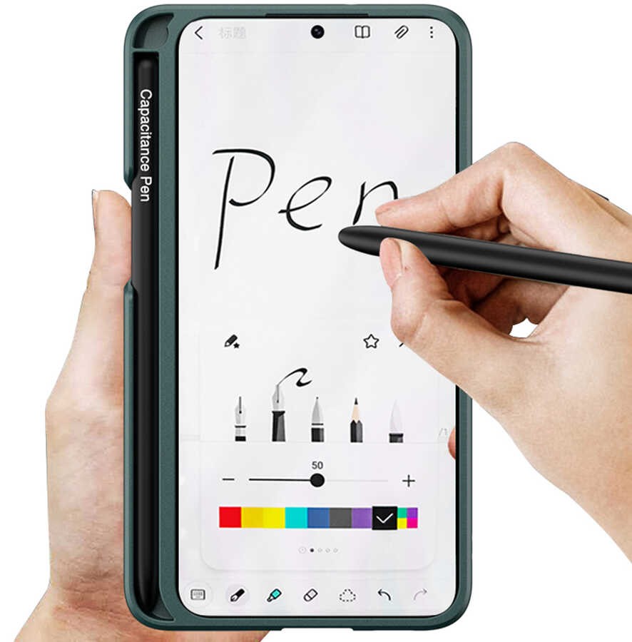 Galaxy S22 Plus Kılıf Zore Kalemli Kıpta Kılıf