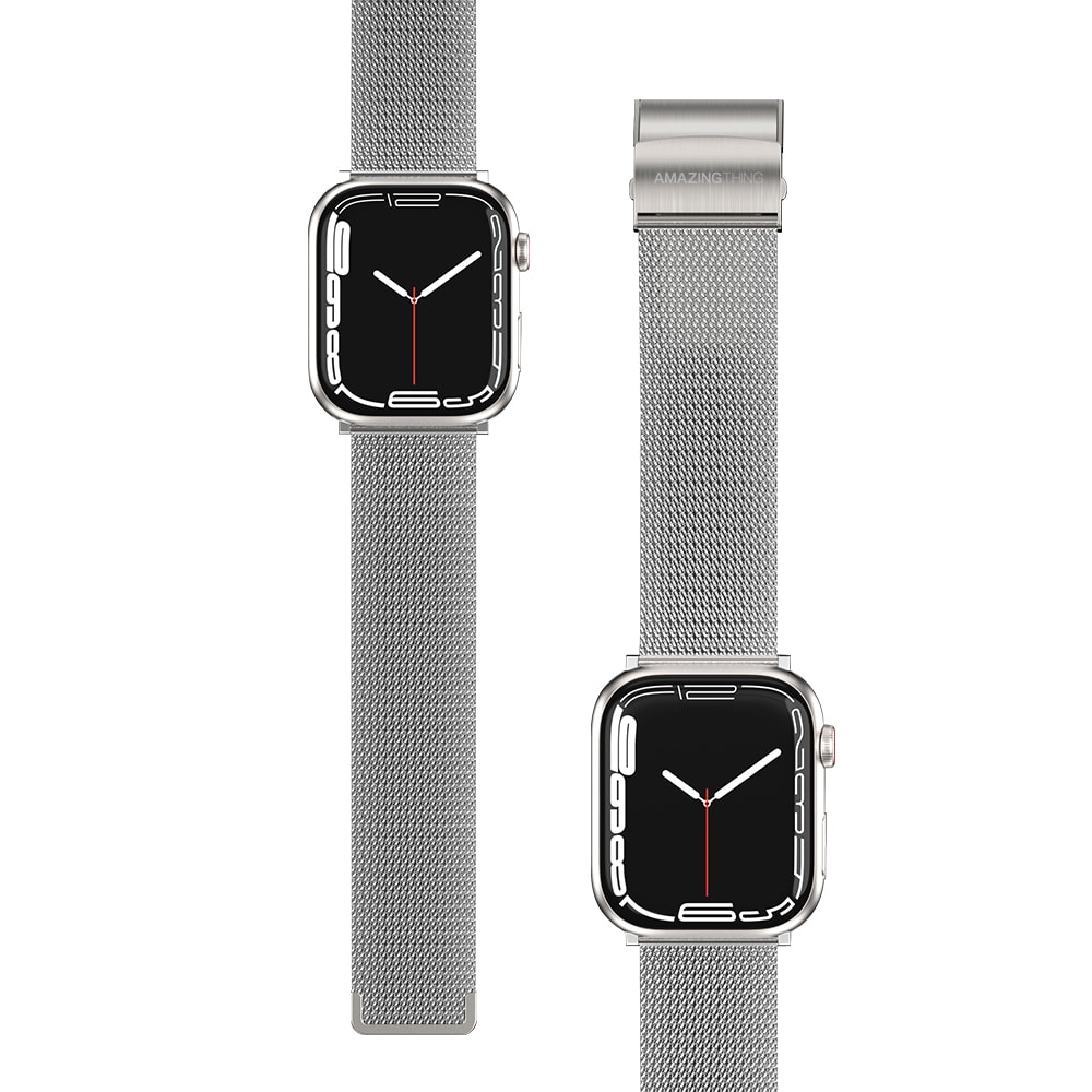 Apple Watch 10 42mm Amazingthing Titan Metal Hasır Kordon