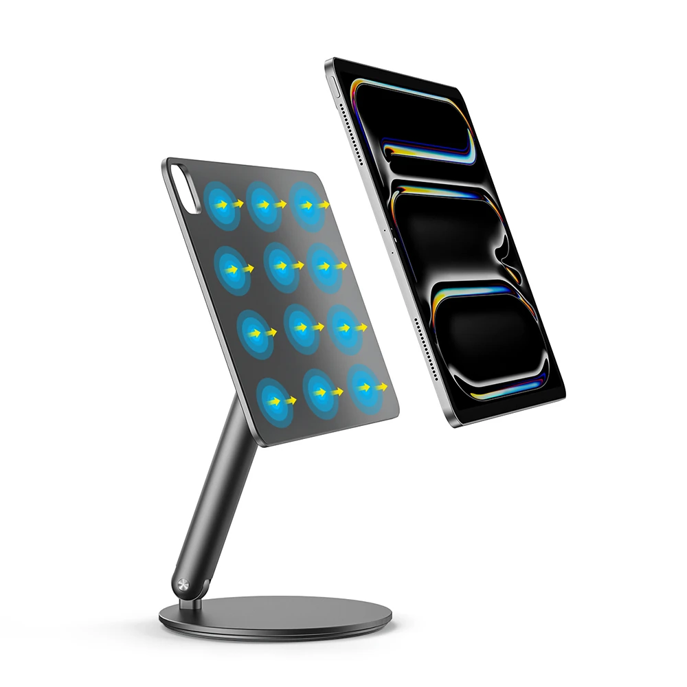 Apple iPad Air 11 2025 M3 Wiwu ZM-310 360 Derece Dönebilen Magnetik Başlıklı Tablet Standı