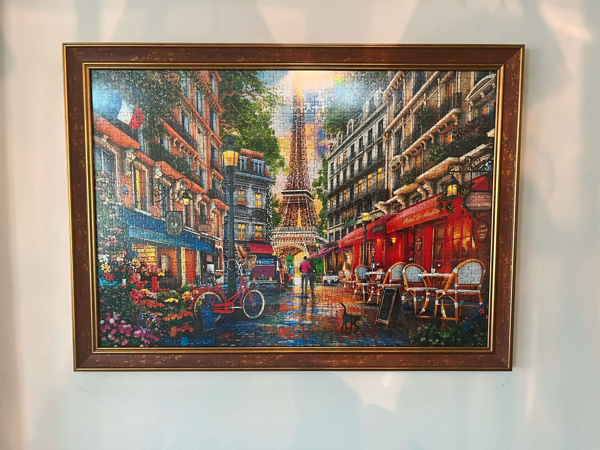 Pariste Bir Gün Puzzle Tablo