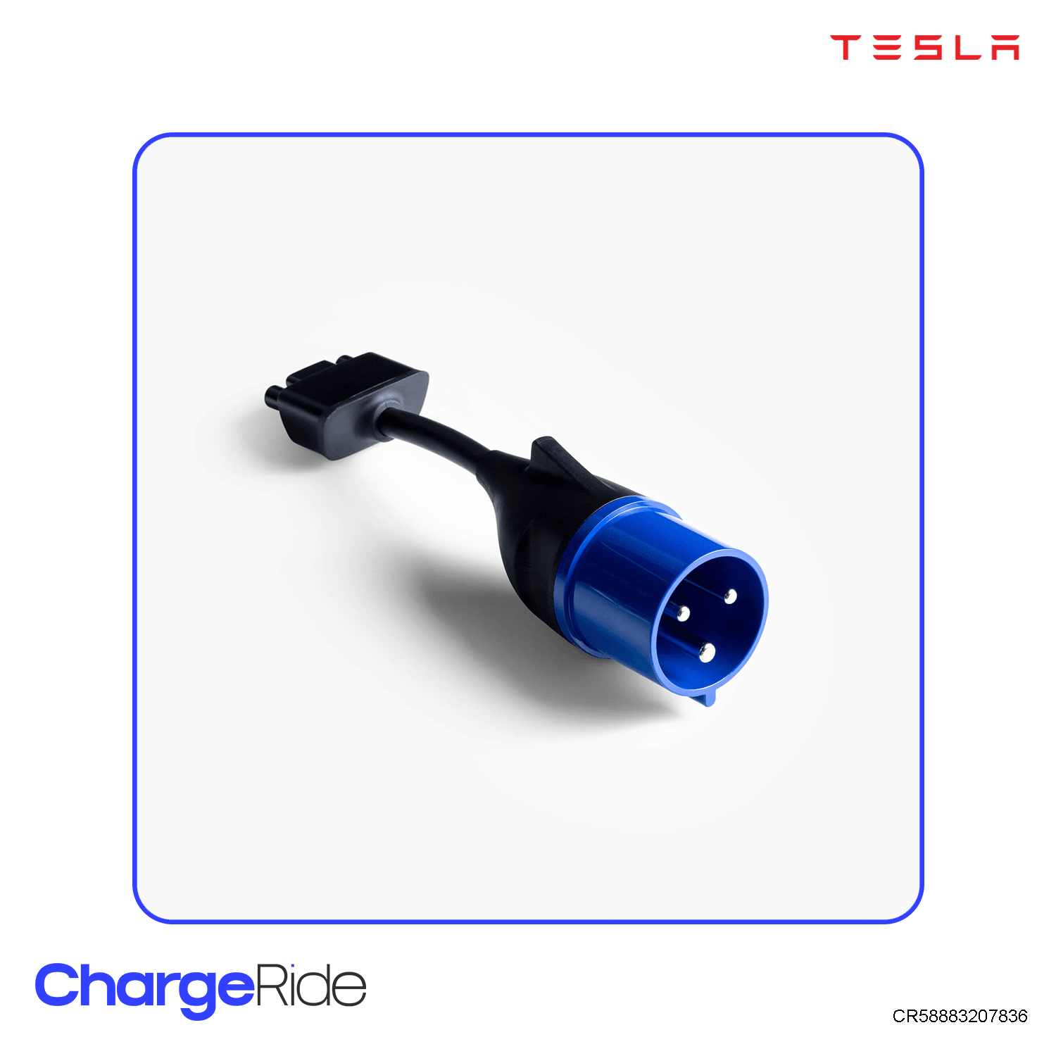 Tesla Mavi Adaptör